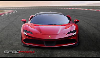 The Ferrari SF90 Stradale 986hp all wheel drive plug-in hybrid 2019 – the new series-production supercar